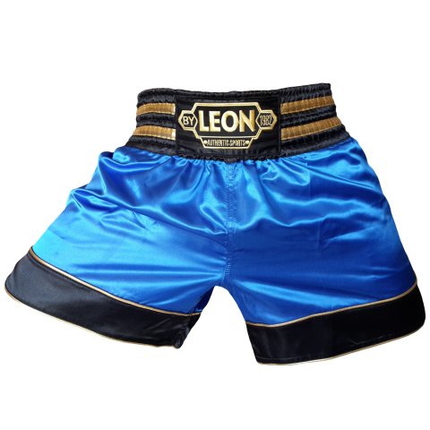 Leon Gold Star Muay Thai Kick Boks Şortu Mavi