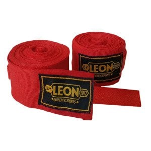 Leon Elastik Boks, Kick Boks ve Muay Thai Bandajı 7 Metre Kırmızı