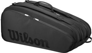 Wilson Noir Tour 12li Tenis ve Raket Çantası Siyah