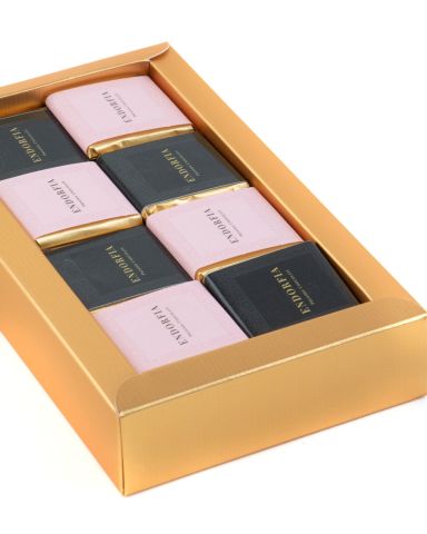 Mix Madlen Pembe-Siyah - Büyük Kurumsal Kutu - Gold