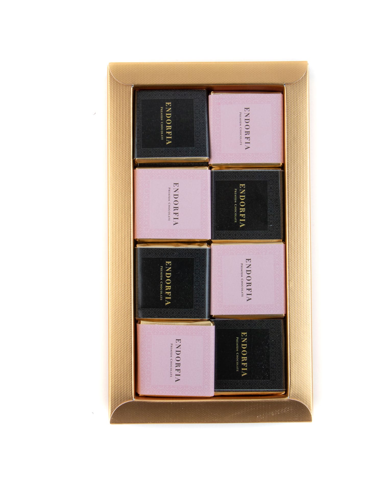 Mix Madlen Pembe-Siyah - Büyük Kurumsal Kutu - Gold