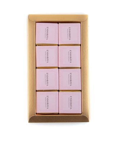Sütlü Madlen Pembe - Büyük Kurumsal Kutu Gold