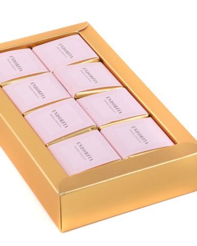 Sütlü Madlen Pembe - Büyük Kurumsal Kutu Gold