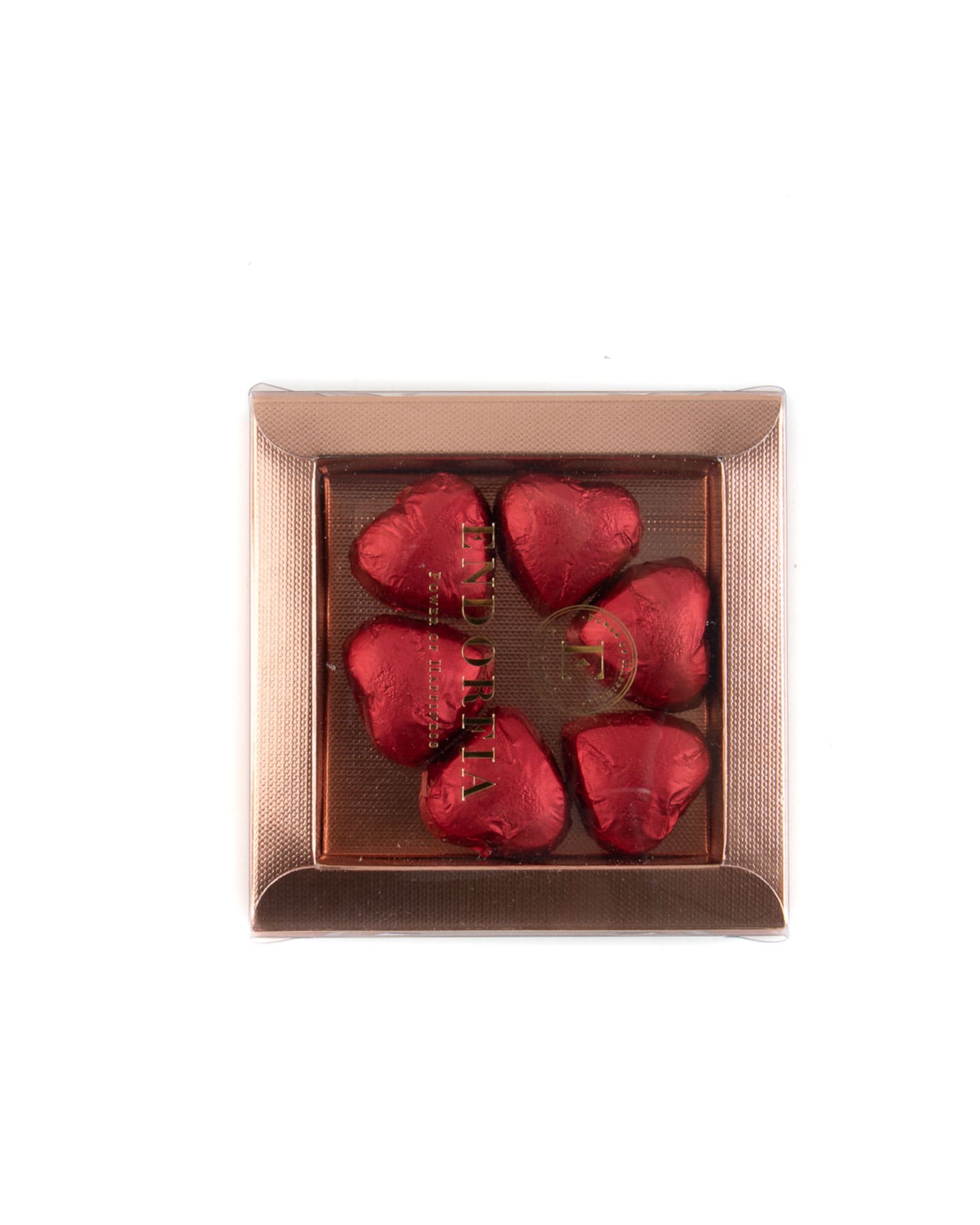 Fıstıklı Kalp Çikolata Kırmızı - Küçük Kurumsal Kutu - Rose