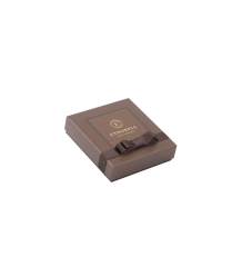 Single Modern Fıstıklı Kalp Çikolata Gold-Kahverengi