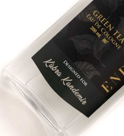 Kişiye Özel Yeşil Çay Kolonyası 80 Derece 200 Ml