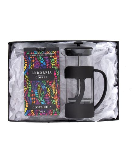 500 Ml French Press ve 250 gr Kostarika Kahve