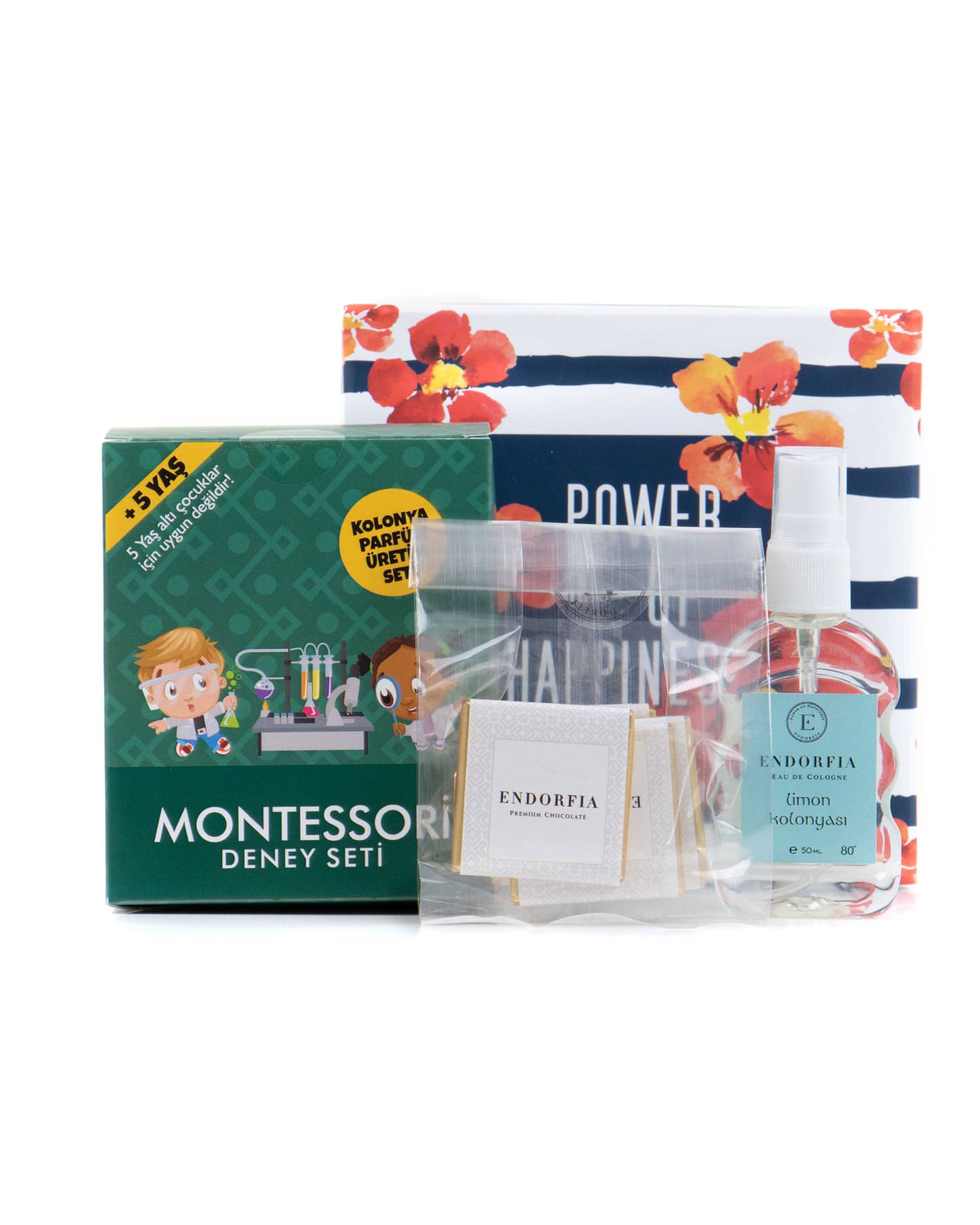 Montessori Parfüm Üretim Beyaz Sütlü Madlen Çikolata - 50Ml 80c Sprey Kolonyalı Set Lüks Taslama Kapaklı Hediye Kutusu