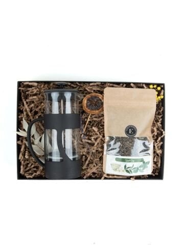 500 Ml French Press - Yeşil Çay 110 Gr
