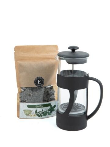 500 Ml French Press - Yeşil Çay 110 Gr