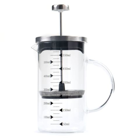 Borosilikat 600 Ml French Press ve B2 Makaron