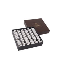 Single Midi Duble Fıstıklı Çifte Kavrulmuş Lokum - Kahverengi