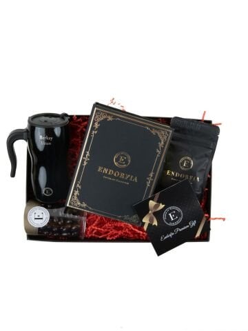 Kişiye Özel Termos Bardak - Brown Book Madlen Mix. Çikolata - Bitter Draje 100 Gr - Endorfia Filtre Kahve 40 Gr
