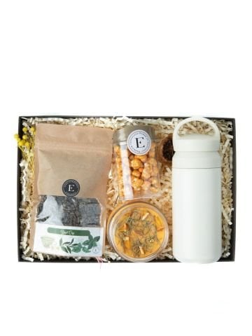 Seyahat Kupası - Aşk & Huzur Biberiye ve Portakal Draje 110 Gr - Endorfia Yeşil Çay 100 Gr