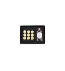 Double Premium Fındıklı Çiçek Special Çikolata & Kolonya - Beyaz