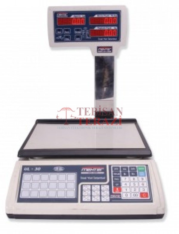 MEHTER-30 KG X 5 / 10 GR FİYAT HESAPLAMALI BOYUNLU TERAZİ
