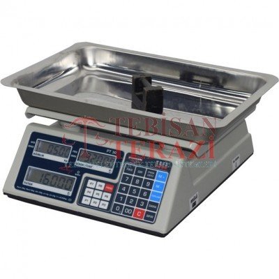 PT-15 KG X 2 / 5 GR FİYAT HESAPLAMALI  TERAZİ