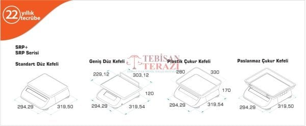 SRP 15 KG X 0,5 GR TARTIM TERAZİSİ