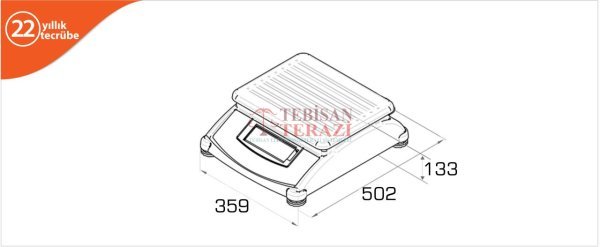 ATA TB 60 KG X 2 GR TARTIM TERAZİSİ