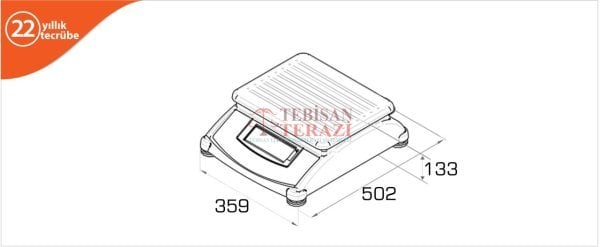 ATA TB 60 KG X 2 GR TARTIM TERAZİSİ