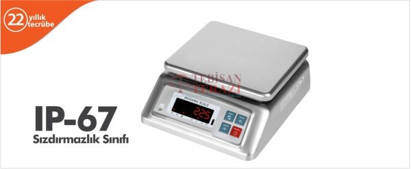 JZC 30 KG X 1 GR PASLANMAZ TERAZİSİ