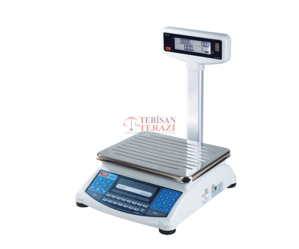 ATA BOYUNLU LCD 30 KG X 5 / 10 GR FİYAT HESAPLAMALI TERAZİ