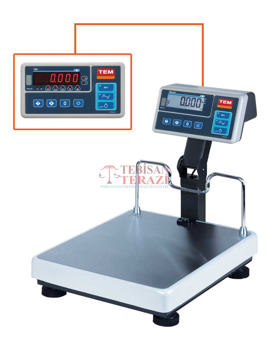 TEB LCD 45 X 45 150 KG X 20 / 50 GR TARTIM BASKÜLÜ