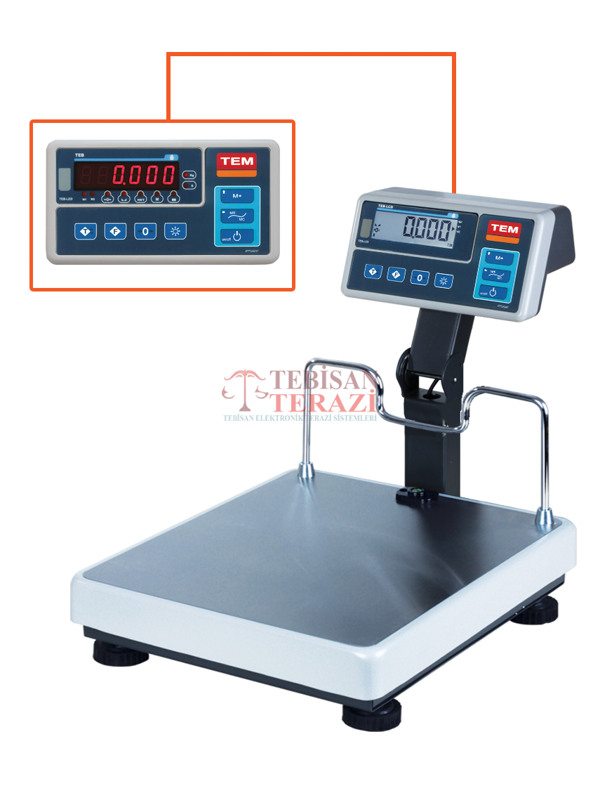 TEB LCD 50 X 60 300 KG X 50 / 100 GR TARTIM BASKÜLÜ