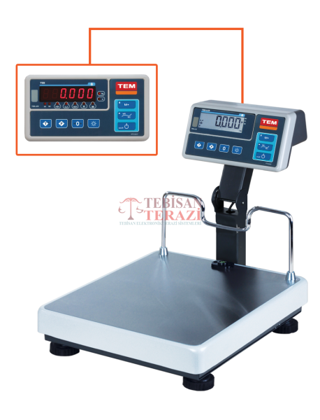 TEB LCD 60 X 60 300 KG X 50 / 100 GR TARTIM BASKÜLÜ