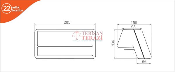 TEM TEB TARTIM İNDİKATÖRÜ LCD ( SİYAH / BEYAZ )