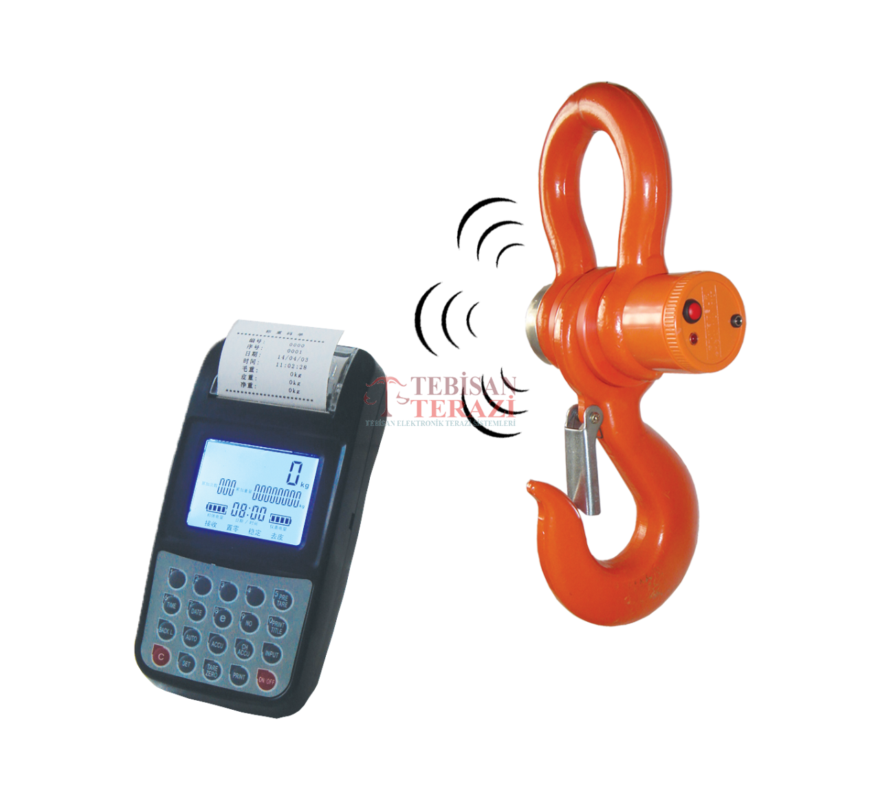 CSH-WP 5 TON X 2 KG YAZICILI VİNÇ BASKÜLÜ