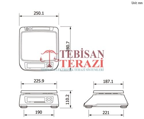 SW-2 6 KG X 0,2 GR TARTIM TERAZİSİ