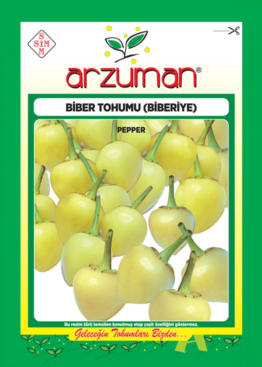 BİBERİYE MİSKET BİBER TOHUMU 5 GR ORT 600 AD TOHUM