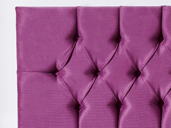 Purple Yatak Seti 90X190Cm Tek Kişilik Yatak Baza Başlık Takımı Orta Sert Yatak Mor Baza Ve Başlığı