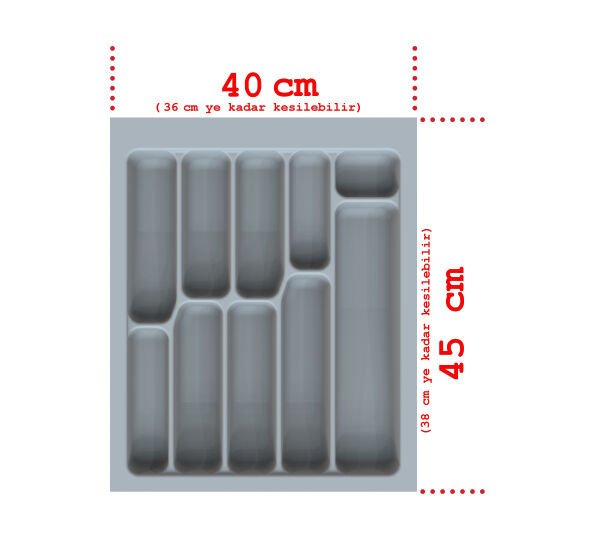 Çekmece İçi Kaşıklık 40*45 Yeni Model Ürün