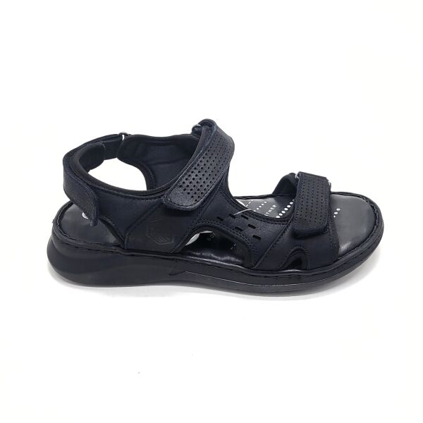 FORELLİ Bruce-G Anatomik Comfort  Siyah Nubuk Erkek Sandalet 40526