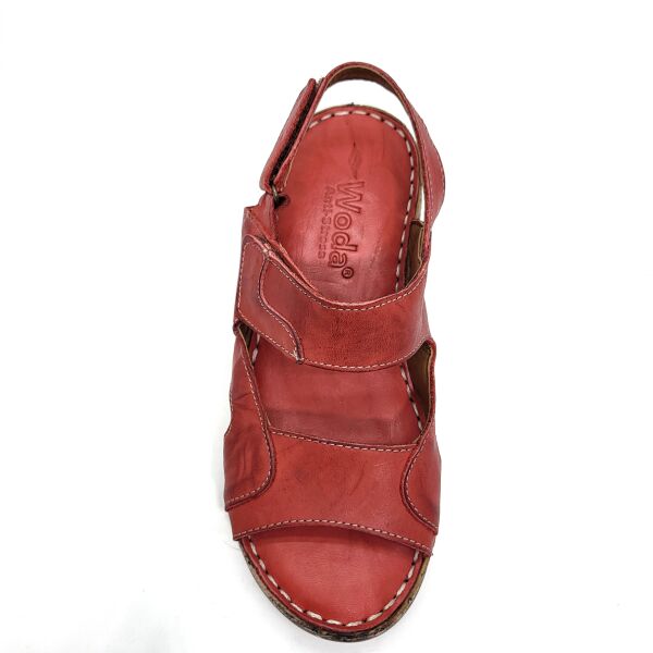 WODA Anatomik Deri Kırmızı Kadın Ayakkabı 21571