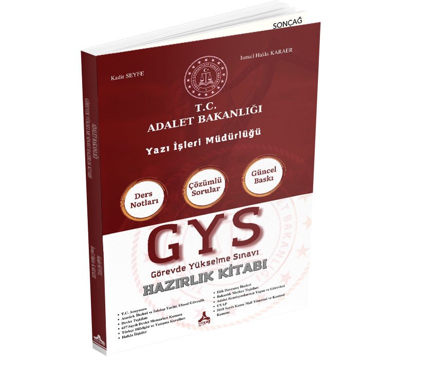 ADALET BAKANLIĞI GÖREVDE YÜKSELME SINAVI HAZIRLIK KİTABI