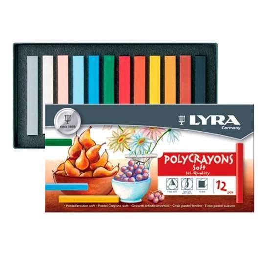 Lyra Polycrayons Soft Toz Pastel Boya 12'li