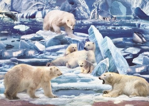Art Çocuk Puzzle Kutup Ayıları 200 Parça