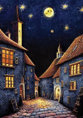 Art Puzzle Ortaçağda Han Gecesi 500 Parça Puzzle