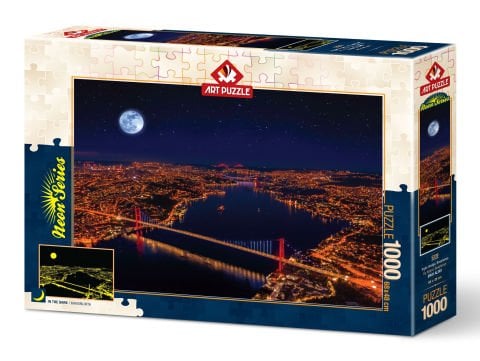 Art Puzzle Three Bridges, Bosphorus 1000 Piezas Neon Puzzle