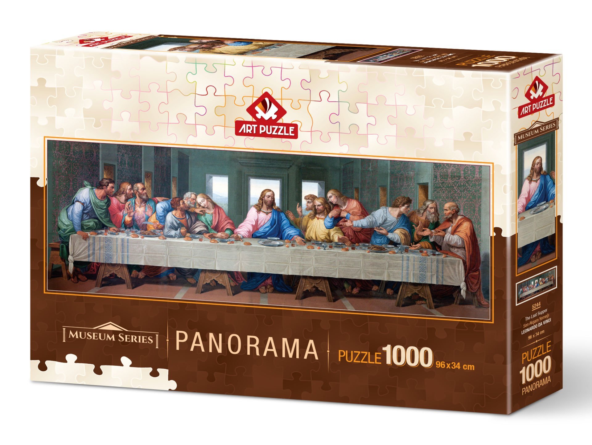 Art Puzzle The Last Supper 1000 Piece Panorama Puzzle