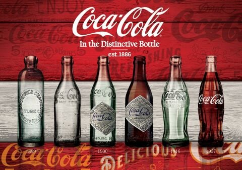 Art Puzzle Coca-Cola Vintage Şişeler 1000 Parça Puzzle