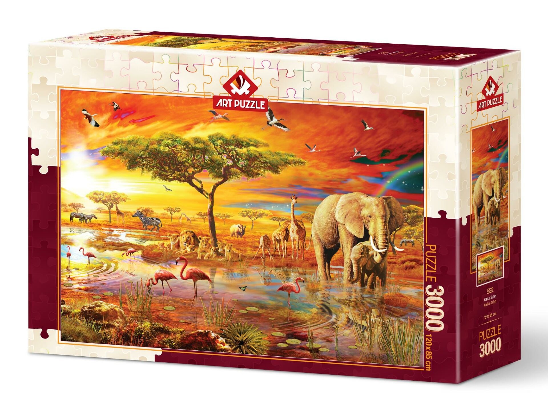 Art Puzzle Afrika Safari 3000 Parça Puzzle