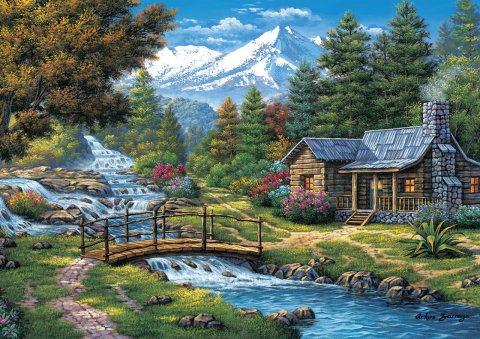 Art Puzzle İki Küçük Şelale 2000 Parça Puzzle