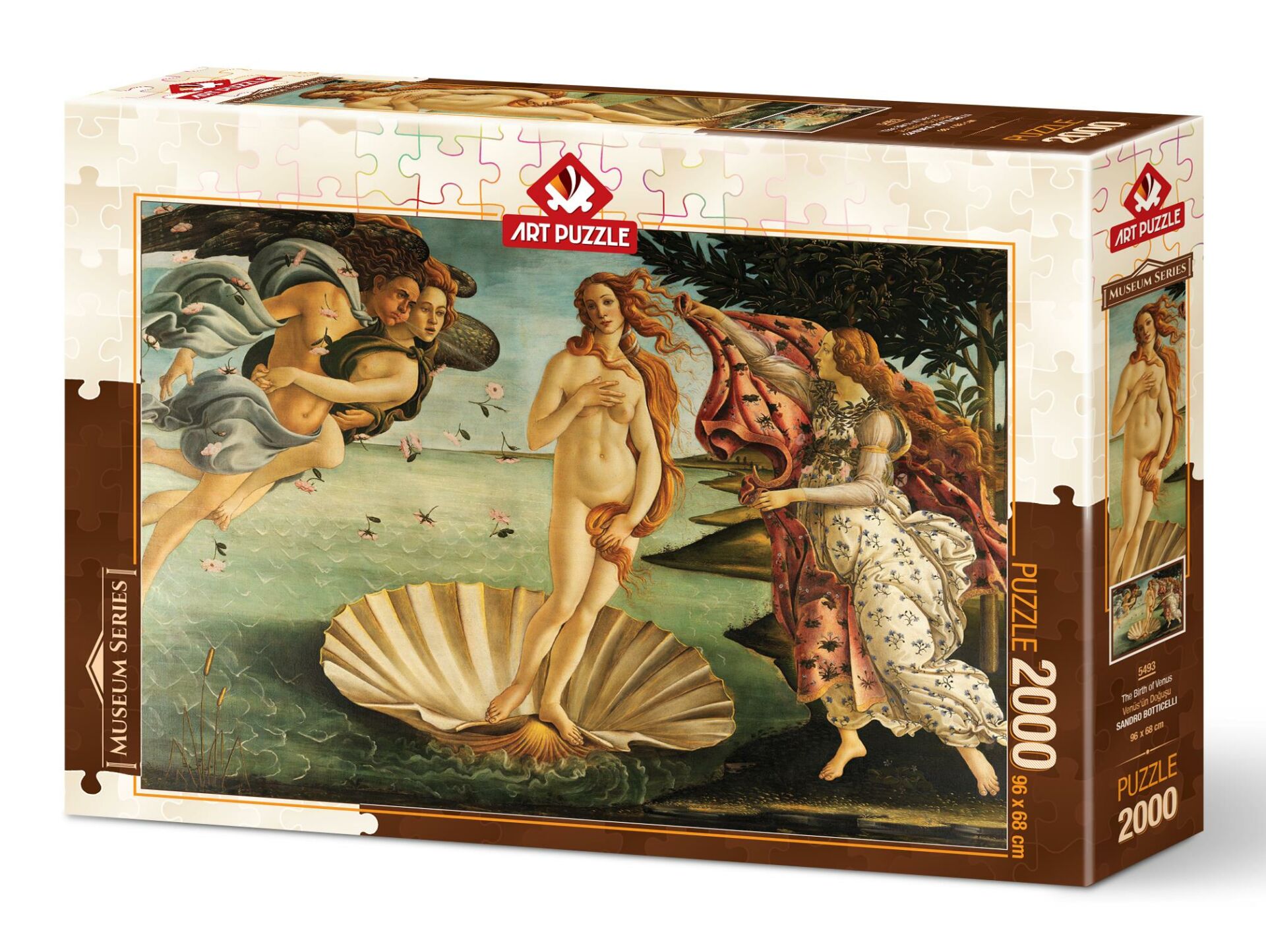 Art Puzzle Venüs'ün Doğuşu, Sandro Botticelli 2000 Parça Puzzle