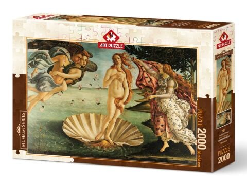 Art Puzzle Venüs'ün Doğuşu, Sandro Botticelli 2000 Parça Puzzle