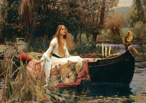 Art Puzzle Lady of Shalott,1888 2000 Piece Puzzle