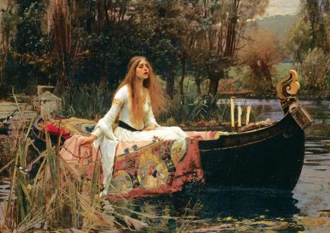 Art Puzzle Lady of Shalott, 1888 Puzzle mit 2000 Teilen